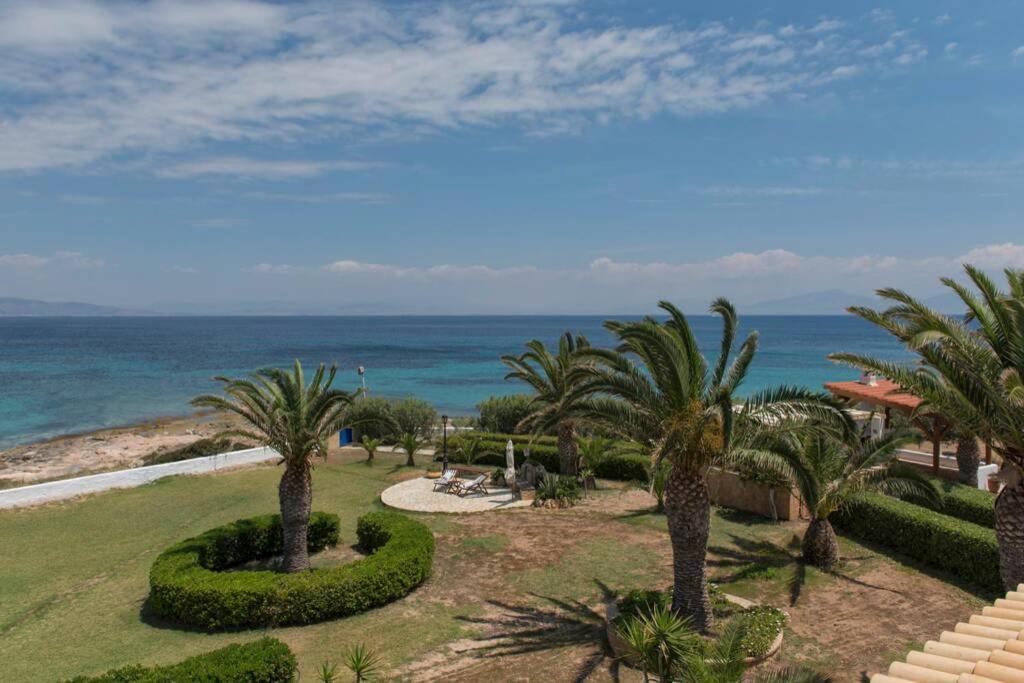 Palmaya Villa, Unique Seafront Experience Vagia  Exteriör bild