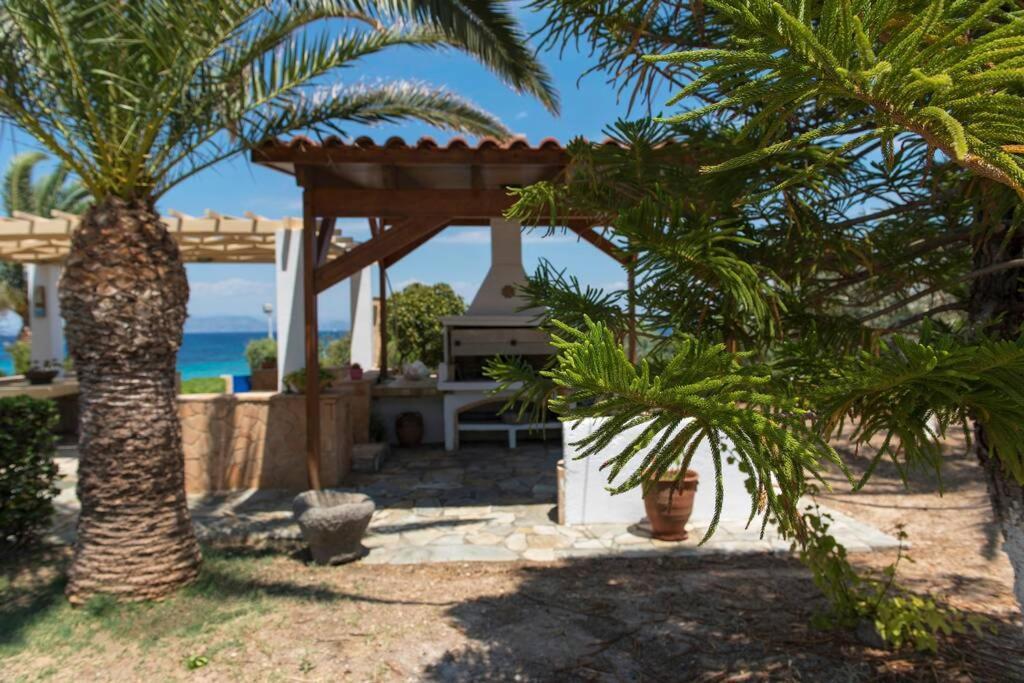 Palmaya Villa, Unique Seafront Experience Vagia  Exteriör bild