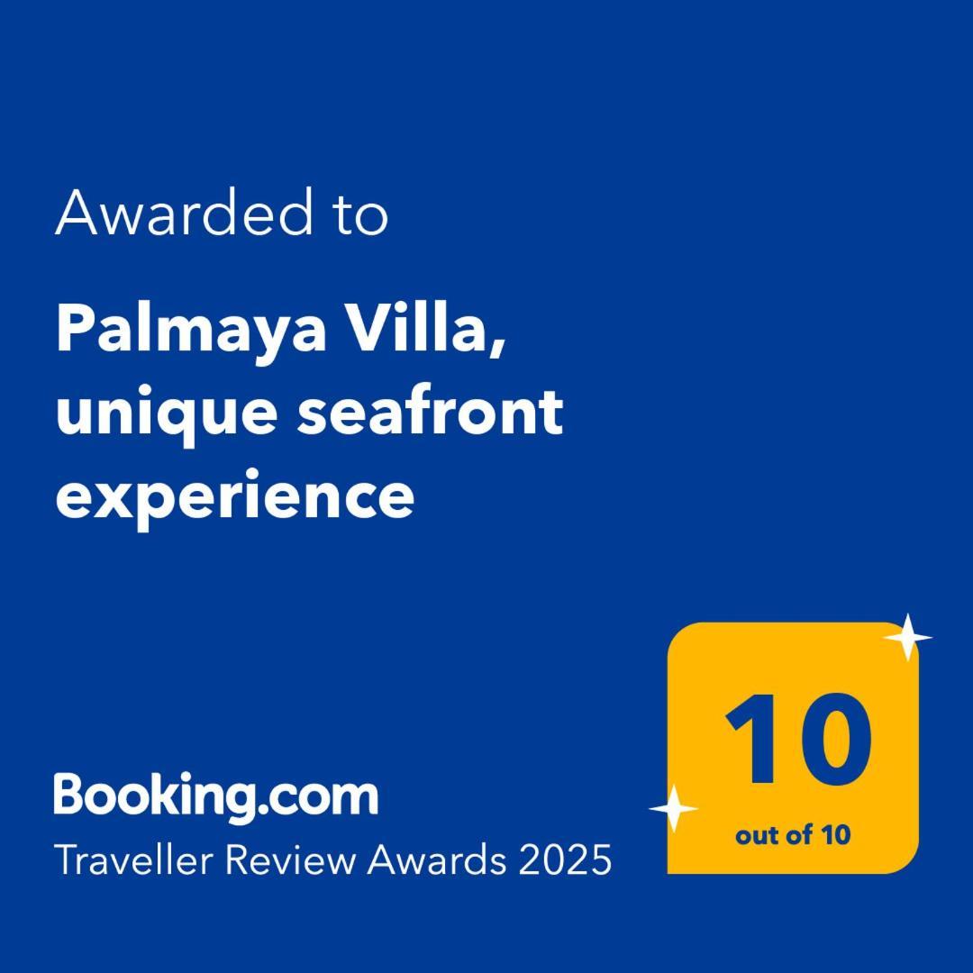 Palmaya Villa, Unique Seafront Experience Vagia  Exteriör bild